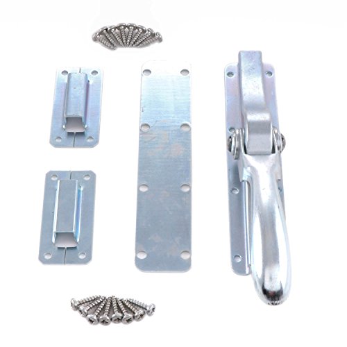 Preisvergleich Produktbild SECOTEC Tor-Treibriegel / aufliegend / 10 mm / blau verzinkt / 1 Set