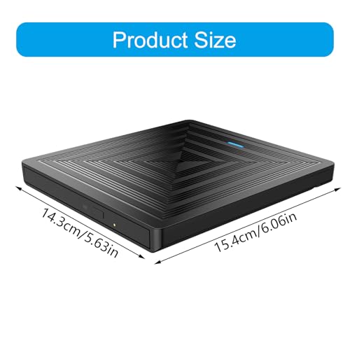 Unidad externa portátil de DVD USB 3.0 miniatura 4