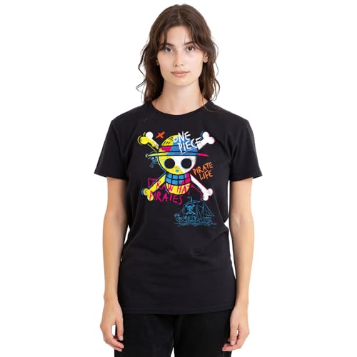 T-shirt One Piece femme coupe ajustée finis les hauts informes