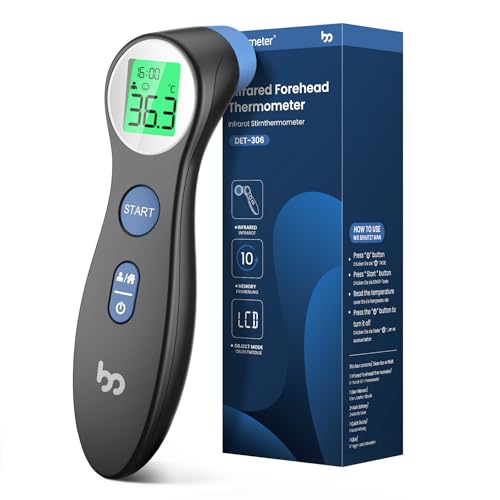 Forehead Thermometer for Adults Kids, No-Touch Infrared LCD Display Digital Baby Thermometers Body Temperature Thermometer - Image 7