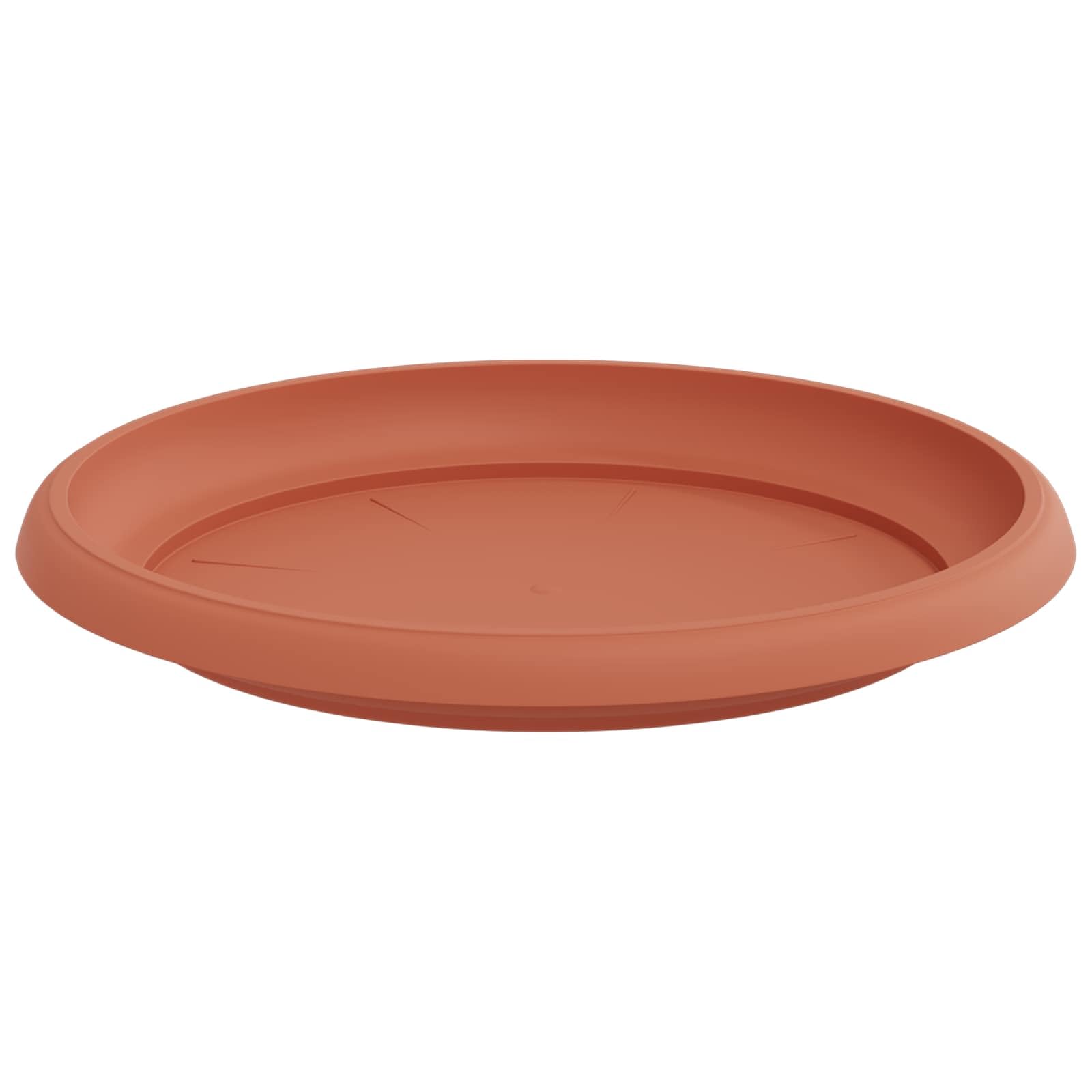 Doniczki 24 szt Czerwony ceglasty 30 x 25 cm Nowoczesne Plastikowe donice z Otworami Drenażowymi Lekkie Trwałe do Wnętrz Ogrodu Tarasu Balkonu