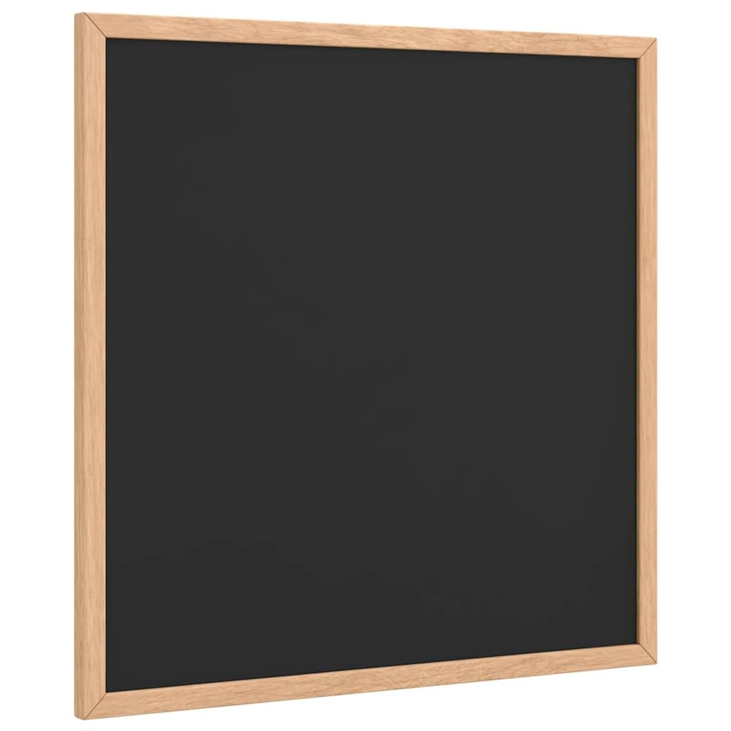 vidaXL Chalkboard with Solid Pine Wood Frame Black 40x40 cm, Blackboard, Kitchen Blackboard, Chalk Board for wall, Kitchen Chalkboard