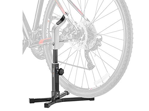 Ibera Adjustable Bike Floor Stand for Bike storage, Non-scratch Bike Stand, Adjustable Height for 20" –29" wheels