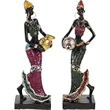 Estatuas africanas decoración del hogar: simplicidad y exquisitez, esta figura se puede utilizar como decoración del hogar, puede agregar elementos de inspiración en cualquier espacio, decoración africana