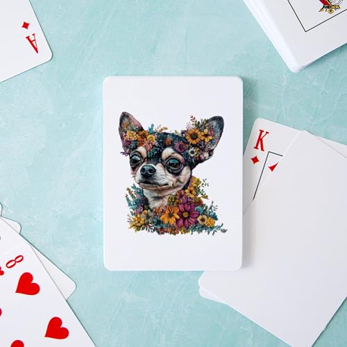 Naipes tamaño estándar Chihuahua CaféPress miniatura 3