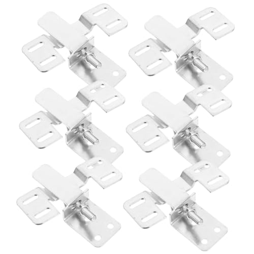 Image of 6pcs Adjustable Frame Mounting Hardware Heavy Duty Picture Hooks for Secure Wall Hanging Concealed Design for Large Frames Durable Construction for Art Display