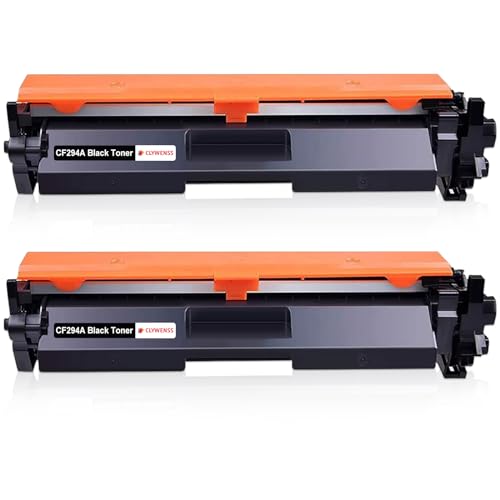 Image of Clywenss CF294A 94A Compatible for HP CF294A 94A Black Toner Cartridge for HP LaserJet Pro M118 M118dw, LaserJet Pro MFP M148 M148dw M148fdw M149 M149fdw - WITH CHIP (1,200 Pages, 2-Black)