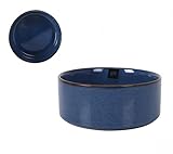 Diseño elegante y rústico: el color azul Chester y el material de gres aportan un toque de encanto y autenticidad a tu mesa.