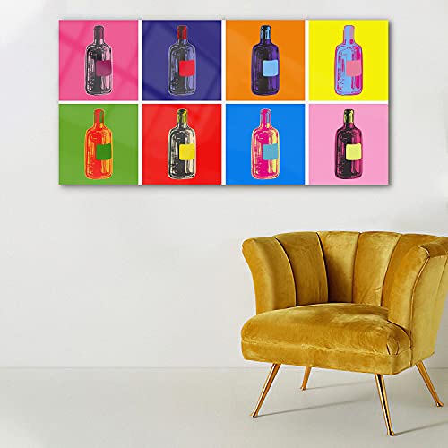 Tableau moderne Wine bottle art pour réveiller les murs de la chambre
