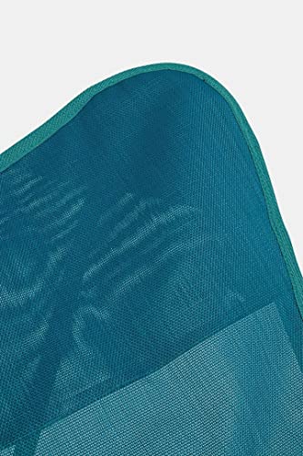 Chaise de plage pliante confortable et compacte avec dossier azur - 7