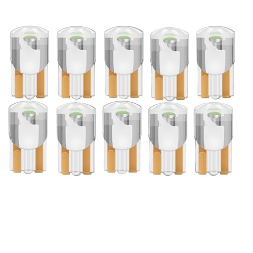 10Pcs LED T10 194 W5W 7000K White Red 12V Automotive Reading Light high Brightness Small Bulb(Ice Blue_T10)