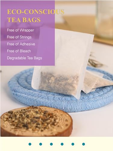 GLDNT Organic Milk Thistle Tea, Natural Organic Milk Thistle Seed Herbal Tea, Mild & Mellow Taste, Caffeine Free, 100 Count