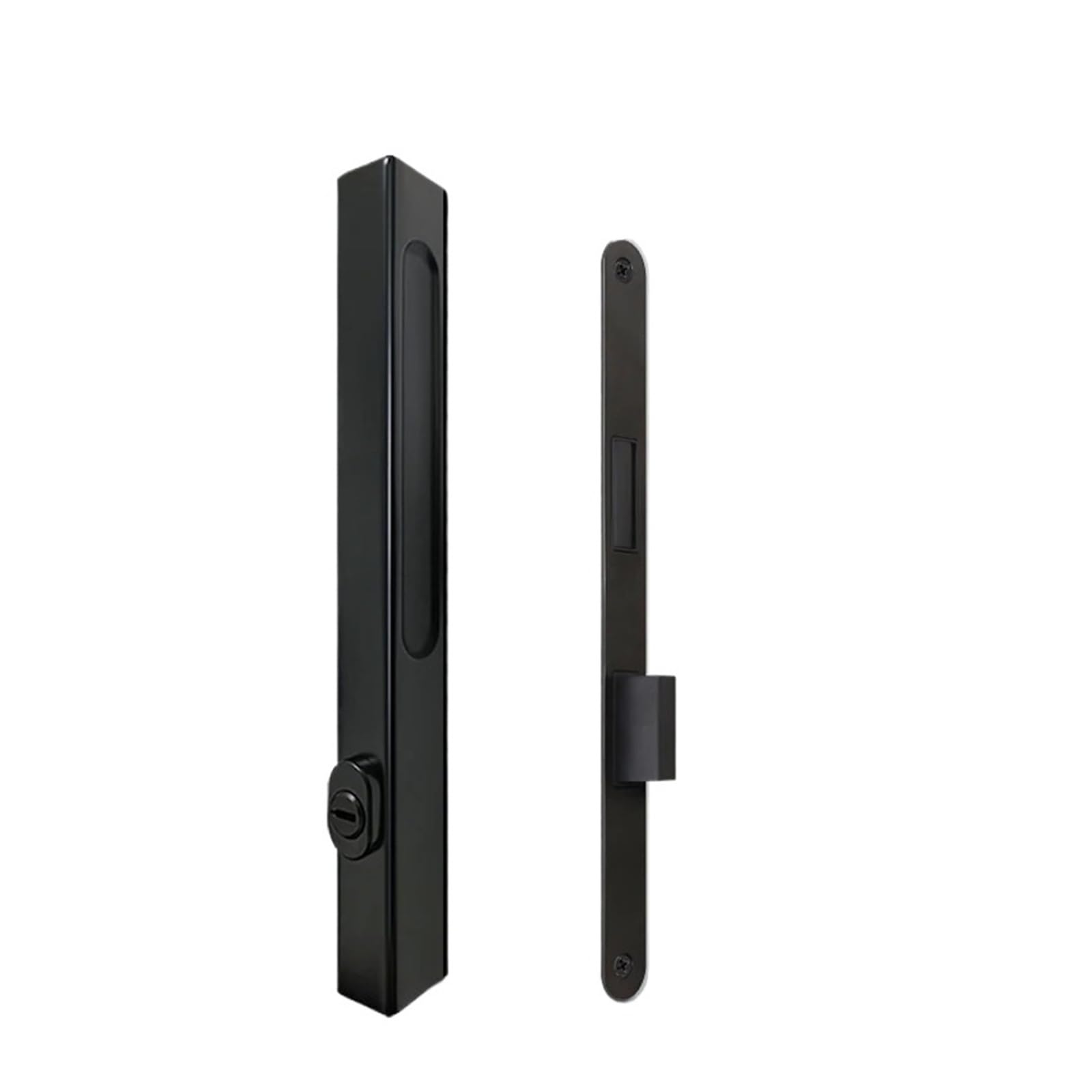 Sjloynwq Dumb Black Door Lock Indoor Bathroom Solid Wood Door(Dumb Black)