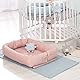 roba Babylounge 3 in 1 ’roba Style’, rosa/mauve, Wickelauflage, Bettschlange