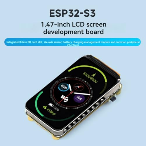 Placa de desarrollo WiFi Bluetooth con pantalla táctil de 1,47 pulgadas 2