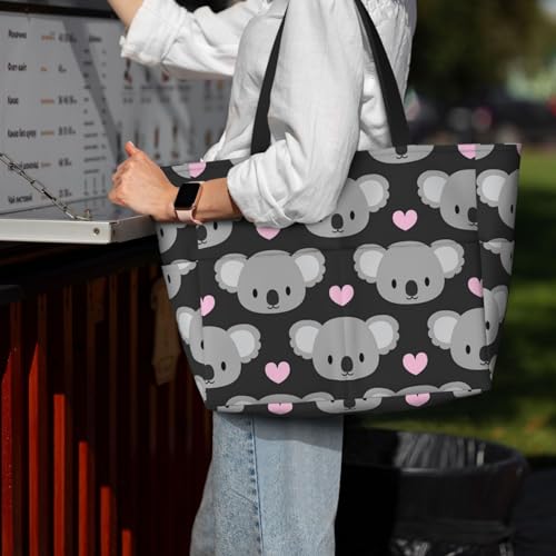 Sac de plage koalas mignons grand sac fourre-tout pour ne plus manquer de place