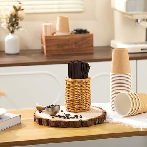 Set Portapajillas de Rattan y 100 Pitillos Desechables miniatura 5