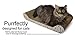 Feline Be Mine Cardboard Cat Scratcher Couch - Kitty Couch Scratching Pad Sofa Bed Protect Furniture Getting Damaged - Kitten Lounger, Sturdy Eco-Friendly Design, Catnip Included