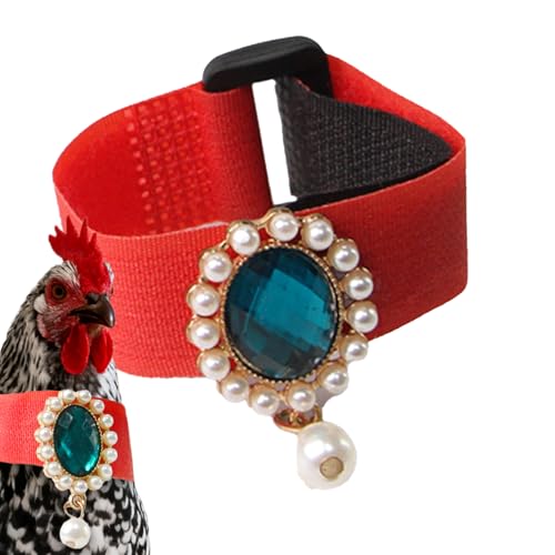 Collier De Coq, Bande en Nylon sans Chant,Collier Anti pour Poulets - pour Poulailler Ferme Cour Utilisation Quotidienne et pour Ne Pas Déranger Les Voisins