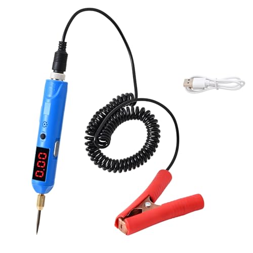 LBGNSZ LZ880 0-80V Multifunctional Test Light Automotive, 12V Digital Tester Probe with Voltmeter, 12 Volt Auto Fuse Car Voltage Electrical LED Circuit Tester