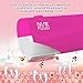 PELCAS Electric Dermaplaning Tool Kit with LED Light, Mini Face Dermaplaning Razor with 6 Replace Blades, Painless 3 Speeds Facial Peach Fuzz, Exfoliation & Hair Removal System for Women BV18-712