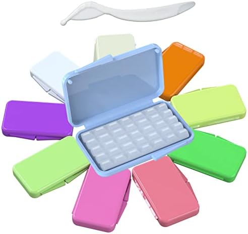 ARGOMAX Orthodontic Wax Food Grade Dental Wax, Wax for Braces with Colorful Storage Box，Ortho Wax 10 Pack 50 Strips, Braces Wax for Braces Wearer