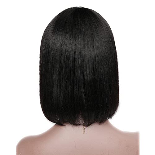 Image of bob medium hair wig natural looking for bold beautiful look