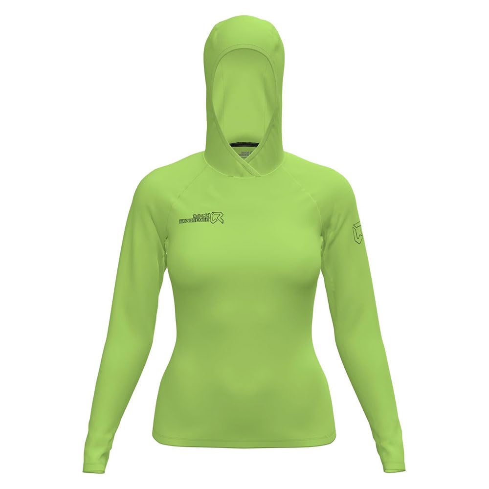 Rock Experience WELLHORN Women's Fleece Hoodie | Outdoor Hiking Sweatshirt Green