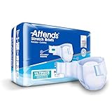 Attends Stretch Adult Incontinence Disposable Briefs, Medium/Regular, 31'-52' Waist with SecureGrip Tab Closure, Ultimate Absorbency with Dry-Lock Containment Core and Breathable Side Panels, 24ct Bag