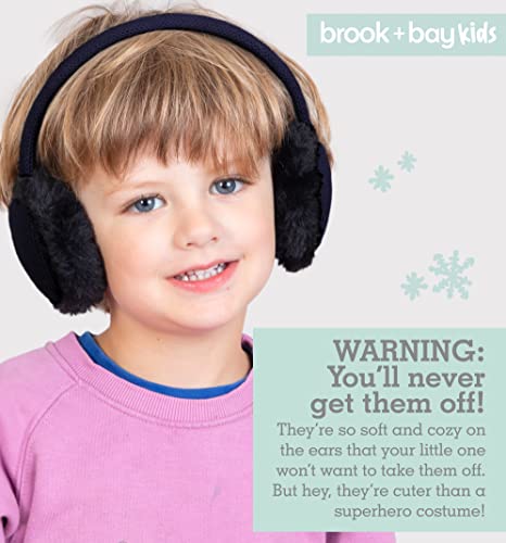 Brook + Bay Ear Muffs For Kids - Winter Kids Ear Muffs For Boys & Girls - Kids Ear Warmer - Cozy Ear Warmers For Kids - Toddler Ear Muffs #TOP5