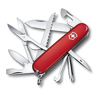 Victorinox fieldmaster swiss army pocket knife medium multi tool 15 functions blade wood saw red254 litre