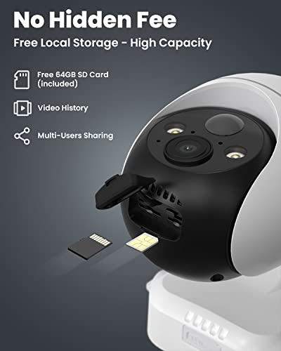 Iegeek 3G/4G Lte Security Cameras Wireless Outdoor - Solar Powered Home Security System With Lights, No Wifi Cellular Battery Surveillance Cam, Color D/N Vision, Pir Motion Detection, 2-Way Video #TOP5