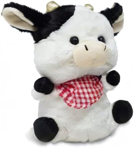Cuddle Barn Sweet Cheeks Cow - アニメぬいぐるみ ぬいぐるみ オールドマクドナルドにぐるぐる回る9イン