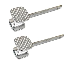 PRETYZOOM 2 Pcs Steak Hammer Beef Tenderizer Meat Mallet Tenderizer Chicken Tenders Kitchen Mallet Tool Pork Mallet Meat Pounder Equipment Meat Grinders for Home Use Aluminum Silver