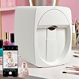 【Per Casa E Salone】Leggera e facile da trasportare. La stampante per nail art è elegantemente attrezzata e può essere ampiamente utilizzata in saloni di bellezza, parrucchieri, studi fotografici, centri estetici, bar, ecc. Ha un basso consumo energetico, meno manodopera e può recuperare rapidamente il suo investimento.