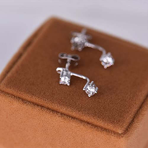 Blossom & Hue BLOSSOM-E-19-27-S Double Cz Ear Jacket Front & Back Earrings thumb #5