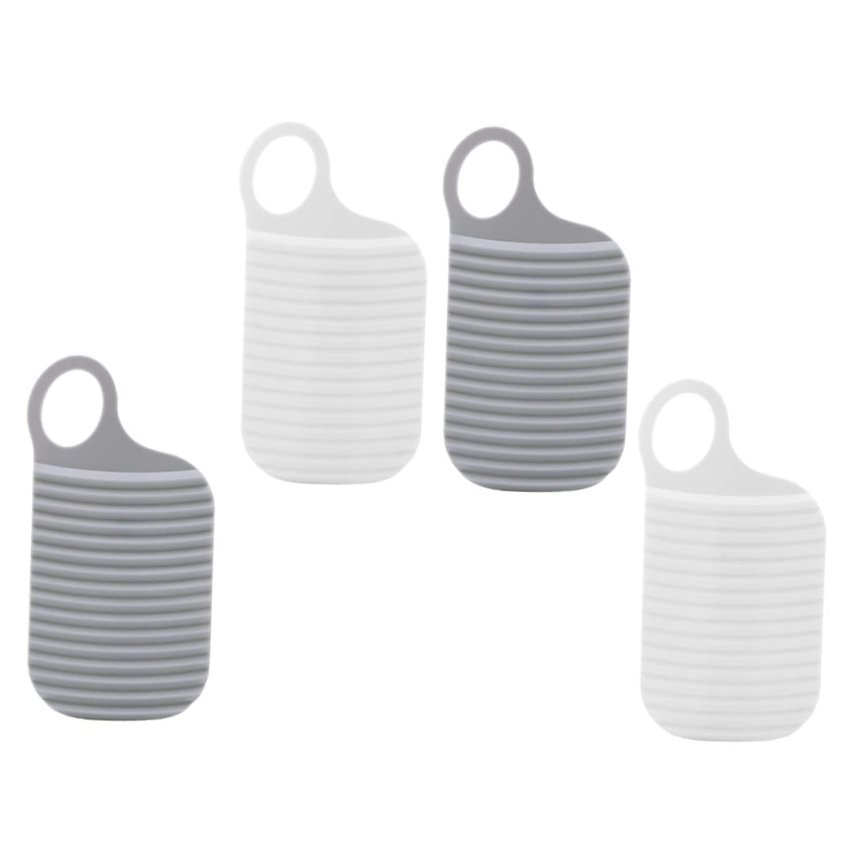 Beavorty Hand Folding Washboard Mini Collapsible Laundry Pad Travel-Friendly Non-Slip Washboard for Clothing