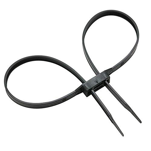 Safariland Restraints Double Cuff Disposable Handcuffs, Black (Pack of 3)