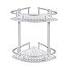 Produktbild ADOVEL Duschregal Eckregal Ohne Bohren, Duschablage Ecke 2 Etagen - Aluminium Eckablage Dusche Organizer