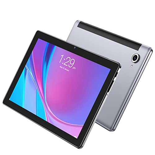 Bouton De Lecture Youtube 8 pouces Android 8.1 2G Tablettes de téléphone avec 32 Go de stockage Double carte SIM Caméra 5MP WiFi Bluetooth GPS Quad Core HD Écran Temps De Face (Grey, One Size)