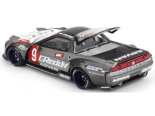 Mini GT NSX Kaido Test Car Spec V1#9 Gray Metallic 1/64 miniatura 4