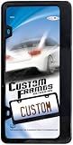 Custom Accessories 92870 License Plate Frame With Wide Base, Black Metal - Quantity 4