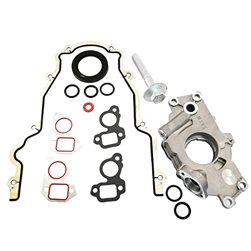 Gaeaauto M295 Standard Volume Oil Pump Set With Gaskets And Balancer Bolt For Chevy Silverado Suburban Tahoe Gmc Sierra Yukon Cadillac Ls1 Ls3 Ls2 Ls6 4.8L 5.3L 6.0L #TOP1