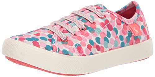 Joules Girl's Jnr Coast Pump Sneaker, White Fairy Ditsy, 9 M Us Little Kid #TOP1