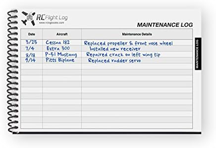 Miniatura 7 de Registro de vuelo RC Edición Deluxe Logbook para control remoto Avión Helicóptero Quadcopter Drone