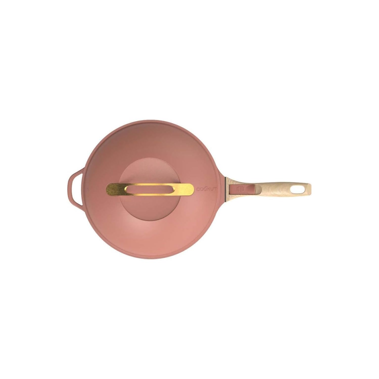 COOKUT - La Fabulosa - Sartén 8 en 1-24 cm - PIVOINE - Antiadherente, Ecológica, Sin PFOA - Inducción y Horno