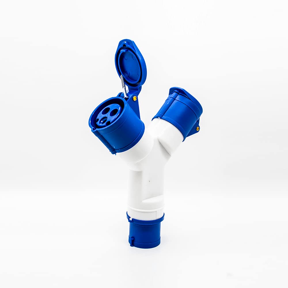 Y Type IEC60309 Industrial CEE Connector Socket 3P 32A 220V-250V 2P+E 6h IP44
