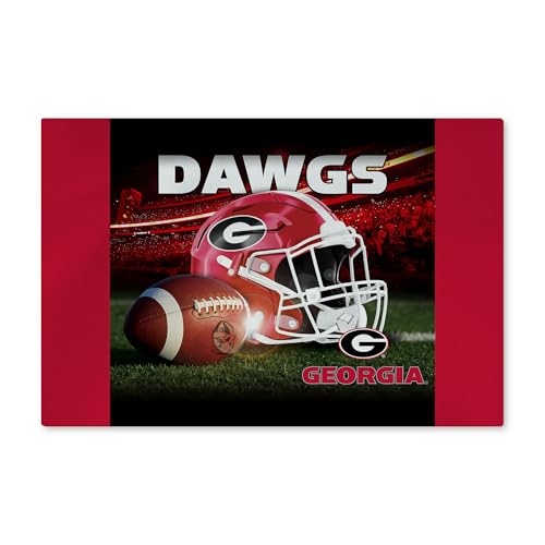 Tapete decorativo lavable 20x32 pulgadas Georgia Bulldogs miniatura 1