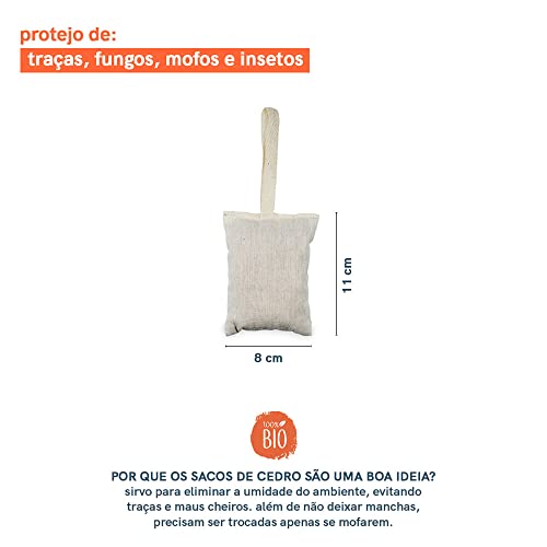 Conjunto de 2 Sacos com Cedro Aromáticos - Oikos