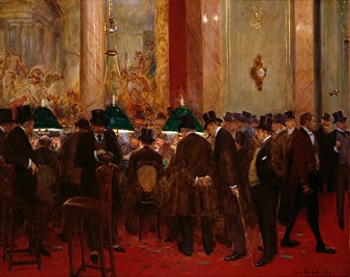 Affiche toile Jean Béraud pour habiller un grand mur blanc vide 60x90cm